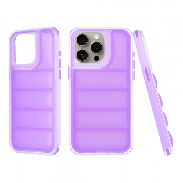 Husa pentru Apple iPhone 15 Pro Max, Techsuit, Wave Shield, Mov