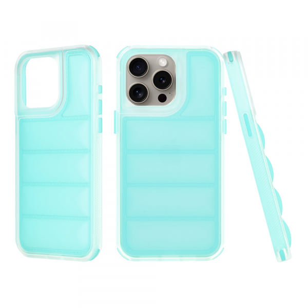 Husa pentru Apple iPhone 15 Pro Max, Techsuit, Wave Shield, Turcoaz