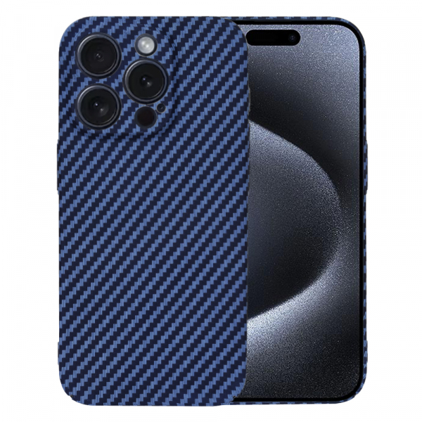 Husa pentru Apple iPhone 15 Pro, Techsuit, Carbonite FiberShell, Turcoaz