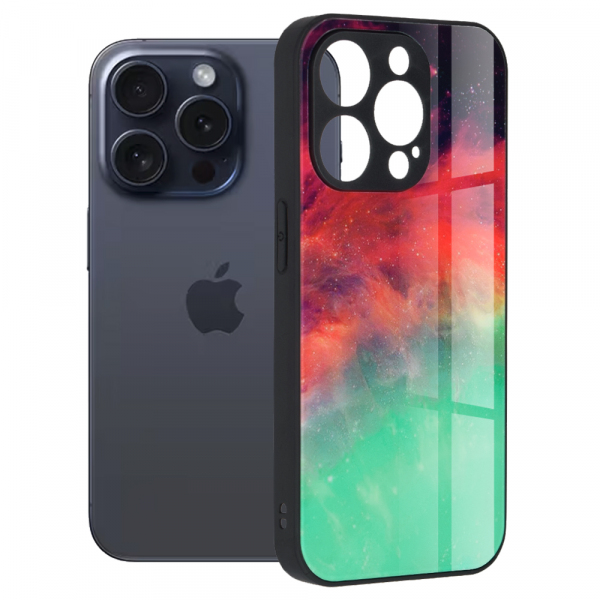 Husa pentru Apple iPhone 15 Pro, Techsuit, Glaze, Turcoaz