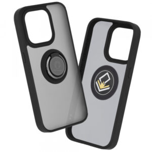 Husa pentru Apple iPhone 15 Pro, Techsuit, Glinth Big Lens Hole, Neagra
