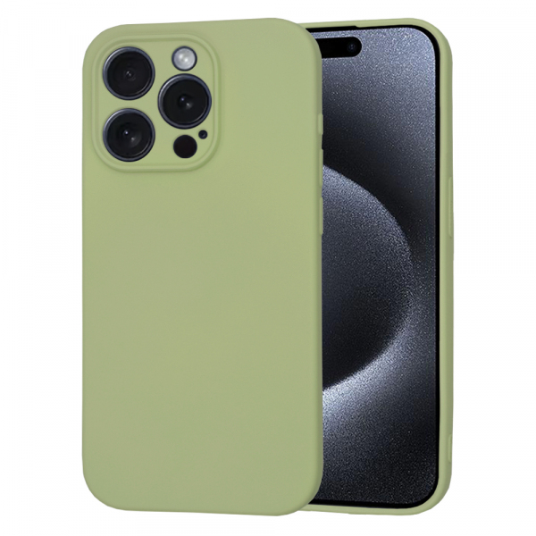 Husa pentru Apple iPhone 15 Pro, Techsuit, SoftFlex, Matcha
