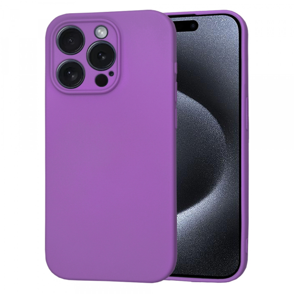 Husa pentru Apple iPhone 15 Pro, Techsuit, SoftFlex, Mov