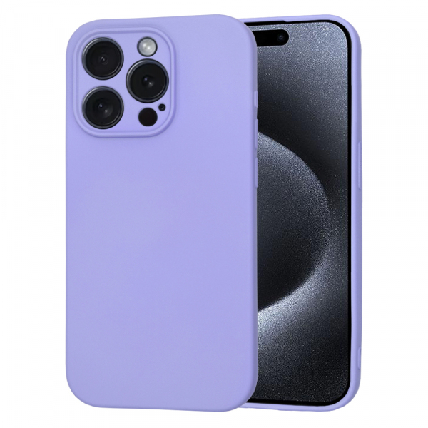 Husa pentru Apple iPhone 15 Pro, Techsuit, SoftFlex, Mov Deschis
