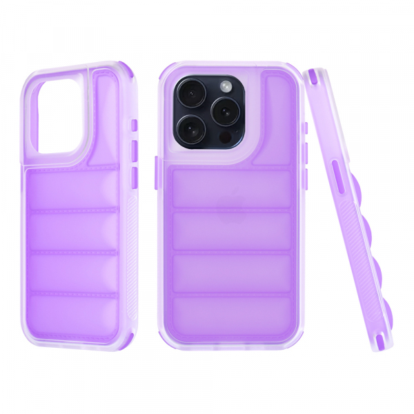 Husa pentru Apple iPhone 15 Pro, Techsuit, Wave Shield, Mov