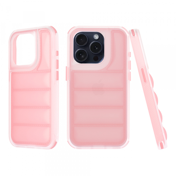 Husa pentru Apple iPhone 15 Pro, Techsuit, Wave Shield, Roz