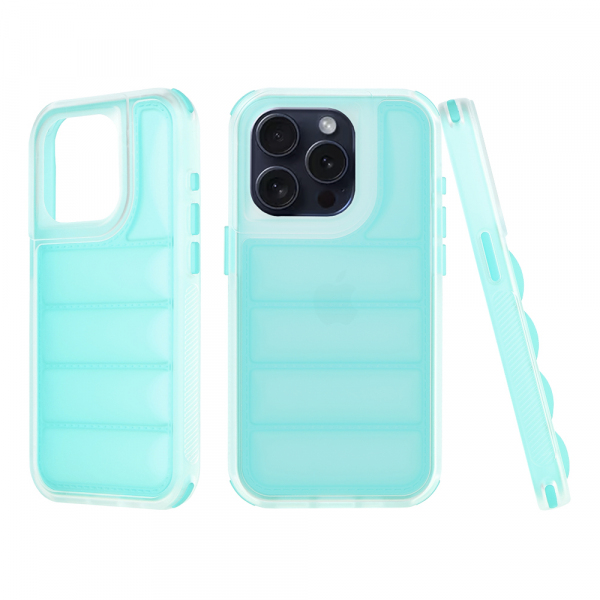 Husa pentru Apple iPhone 15 Pro, Techsuit, Wave Shield, Turcoaz