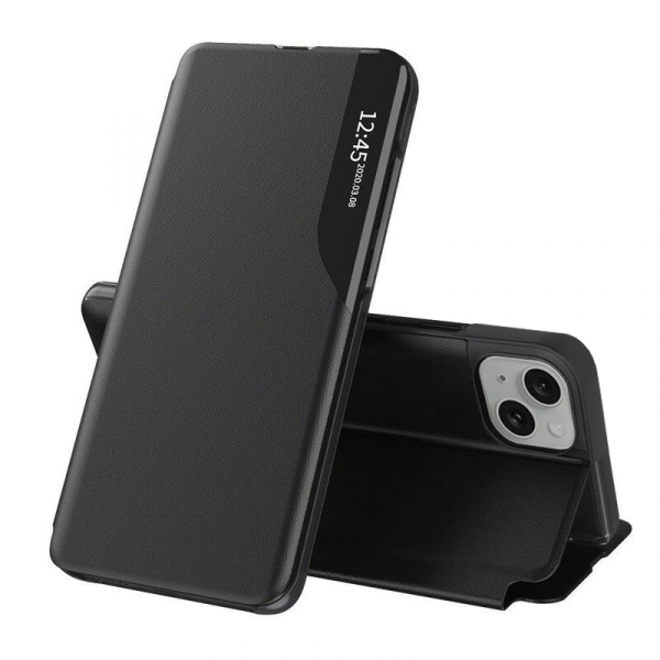 Husa pentru Apple iPhone 15, Techsuit, eFold, Neagra