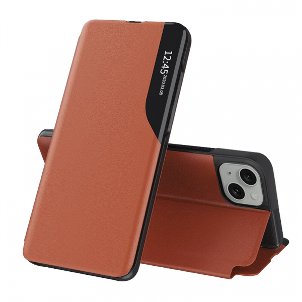 Husa pentru Apple iPhone 15, Techsuit, eFold, Portocalie