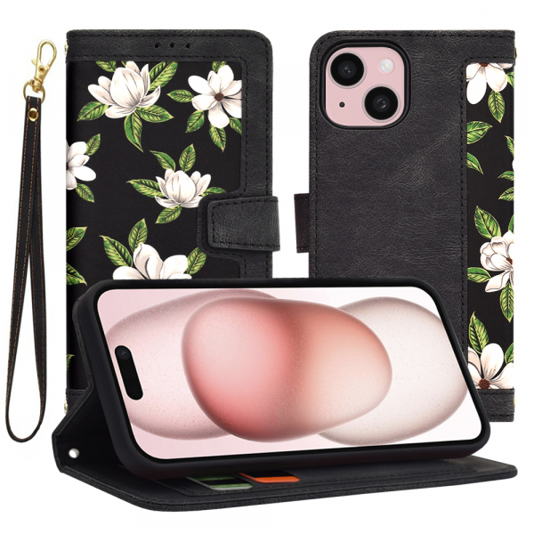 Husa pentru Apple iPhone 15, Techsuit, FlipCraft, Neagra