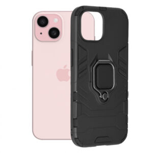 Husa pentru Apple iPhone 15, Techsuit, Shield, Neagra