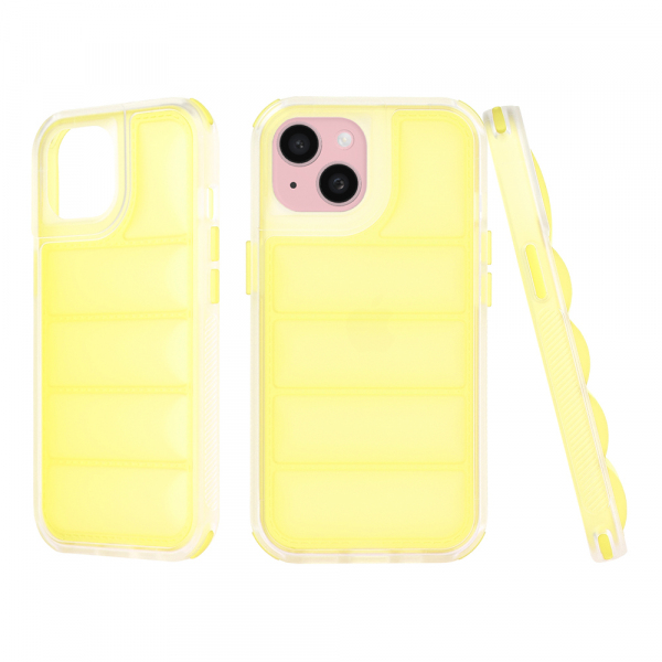 Husa pentru Apple iPhone 15, Techsuit, Wave Shield, Galbena