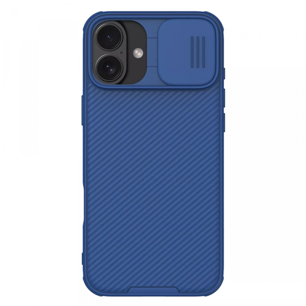 Husa pentru Apple iPhone 16, Nillkin, CamShield Pro, Albastra