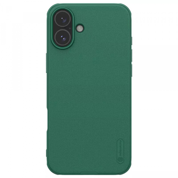 Husa pentru Apple iPhone 16, Nillkin, Super Shield Pro, Verde Inchis Satinata