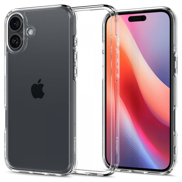Husa pentru Apple iPhone 16 Plus, Spigen, Ultra Hybrid, Transparenta ACS08069