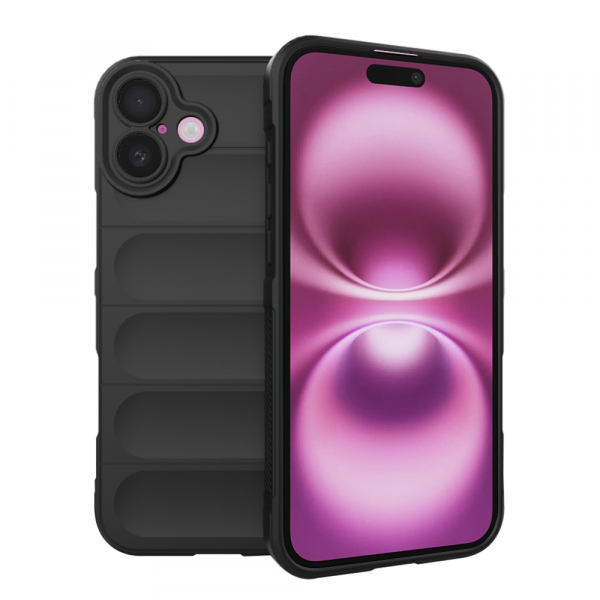 Husa pentru Apple iPhone 16 Plus, Techsuit, Magic Shield, Neagra