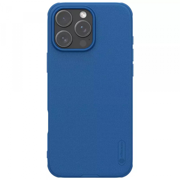 Husa pentru Apple iPhone 16 Pro Max, Nillkin, Super Shield Pro, Albastra Satinata