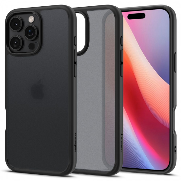 Husa pentru Apple iPhone 16 Pro Max, Spigen, Ultra Hybrid, Neagra Satinata ACS07995