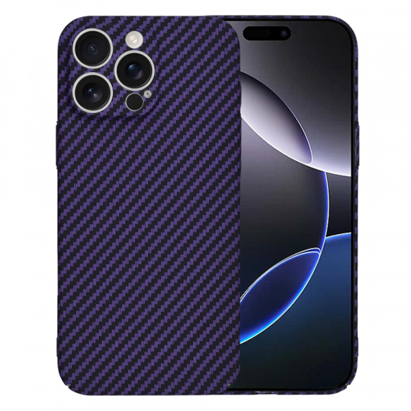 Husa pentru Apple iPhone 16 Pro Max, Techsuit, Carbonite FiberShell, Mov