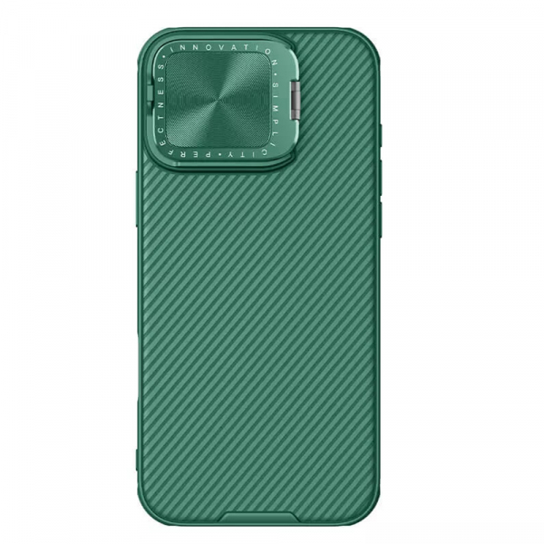 Husa pentru Apple iPhone 16 Pro, Nillkin, CamShield Prop, Verde