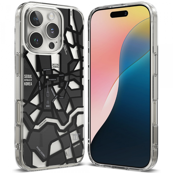 Husa pentru Apple iPhone 16 Pro, Ringke, Fusion Design, Neagra
