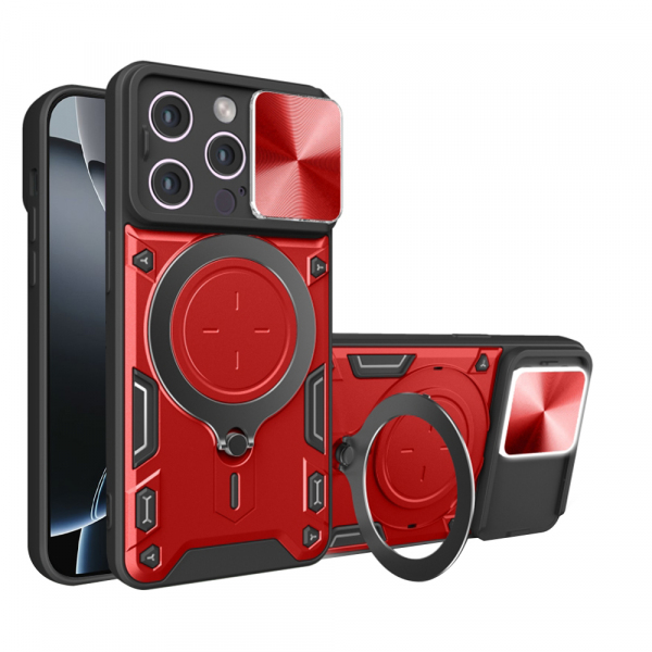 Husa pentru Apple iPhone 16 Pro, Techsuit, CamGuard Pro, Rosie