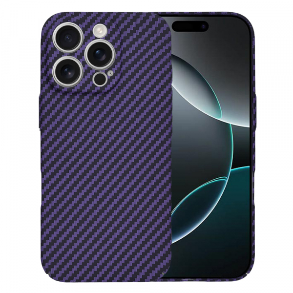 Husa pentru Apple iPhone 16 Pro, Techsuit, Carbonite FiberShell, Mov