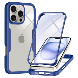Husa pentru Apple iPhone 16 Pro, Techsuit, ColorVerse 360, Albastra