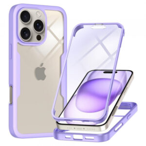 Husa pentru Apple iPhone 16 Pro, Techsuit, ColorVerse 360, Mov