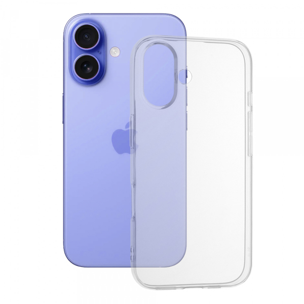 Husa pentru Apple iPhone 16, Techsuit, Clear Big Lens Hole, Transparenta