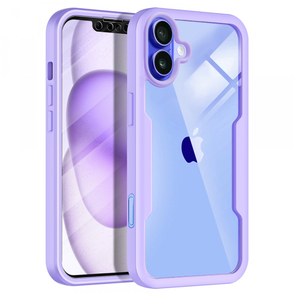 Husa pentru Apple iPhone 16, Techsuit, ColorVerse 360, Mov