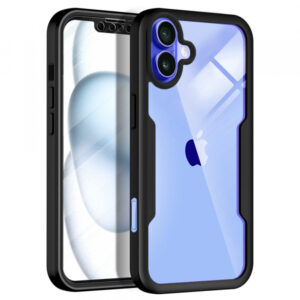 Husa pentru Apple iPhone 16, Techsuit, ColorVerse 360, Neagra