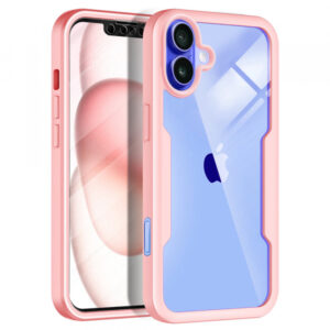 Husa pentru Apple iPhone 16, Techsuit, ColorVerse 360, Roz