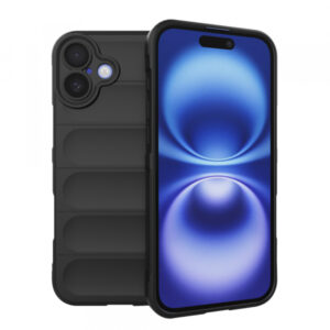 Husa pentru Apple iPhone 16, Techsuit, Magic Shield, Neagra