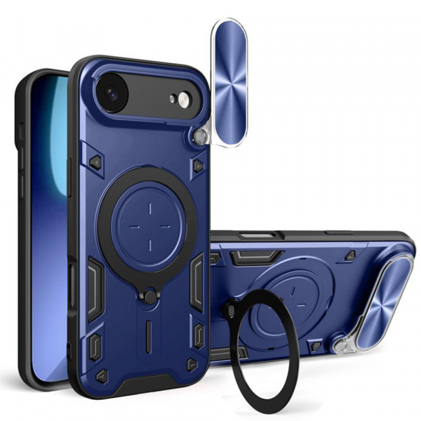 Husa pentru Apple iPhone 17 Air, Techsuit, CamGuard Pro, Albastra