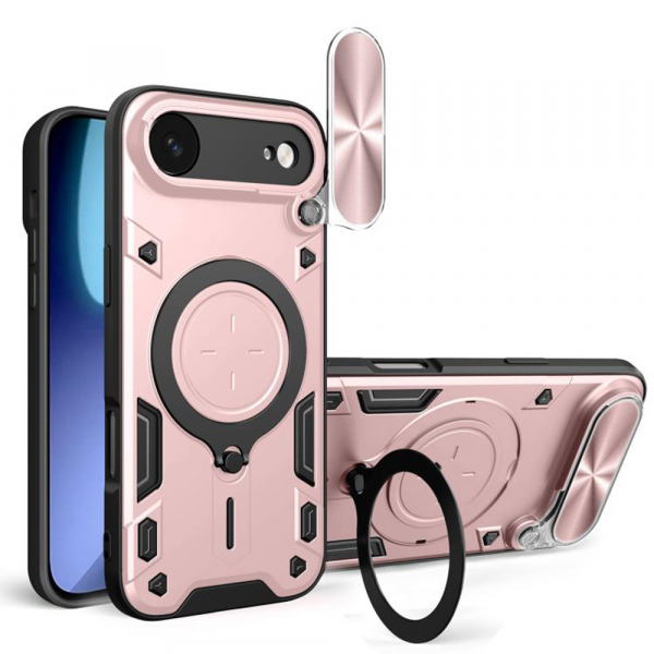 Husa pentru Apple iPhone 17 Air, Techsuit, CamGuard Pro, Roz Aurie