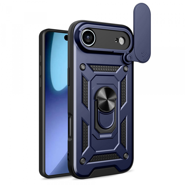 Husa pentru Apple iPhone 17 Air, Techsuit, CamShield, Albastra