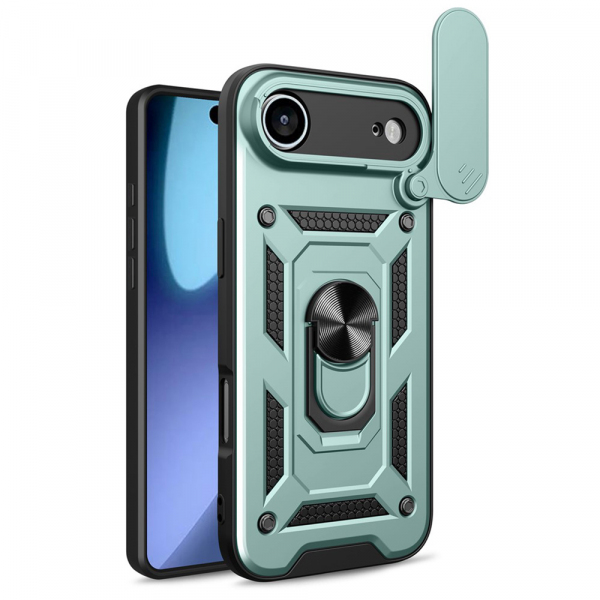 Husa pentru Apple iPhone 17 Air, Techsuit, CamShield, Verde