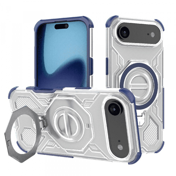 Husa pentru Apple iPhone 17 Air, Techsuit, Carbon Shield Pro, Albastra