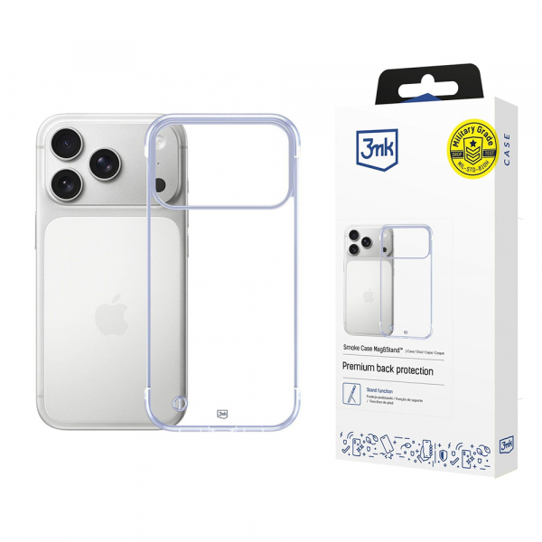 Husa pentru Apple iPhone 18 Pro / 17 Pro, 3MK, Just20g, Transparenta