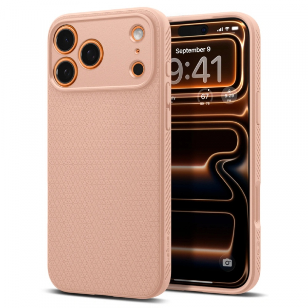 Husa pentru Apple iPhone 18 Pro Max / 17 Pro Max, Spigen, Liquid Air, Maro ACS10269