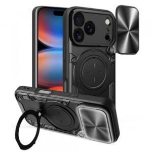 Husa pentru Apple iPhone 18 Pro Max / 17 Pro Max, Techsuit, CamGuard Pro, Neagra