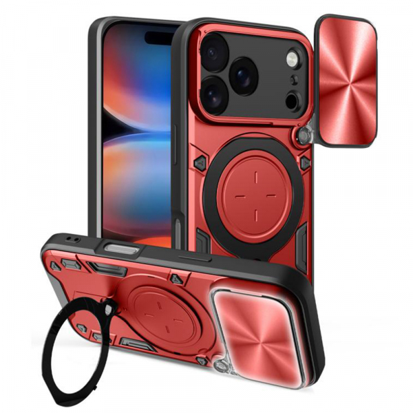 Husa pentru Apple iPhone 18 Pro Max / 17 Pro Max, Techsuit, CamGuard Pro, Rosie