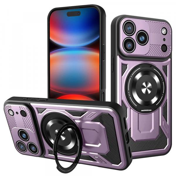 Husa pentru Apple iPhone 18 Pro Max / 17 Pro Max, Techsuit, RuggedCam, Mov