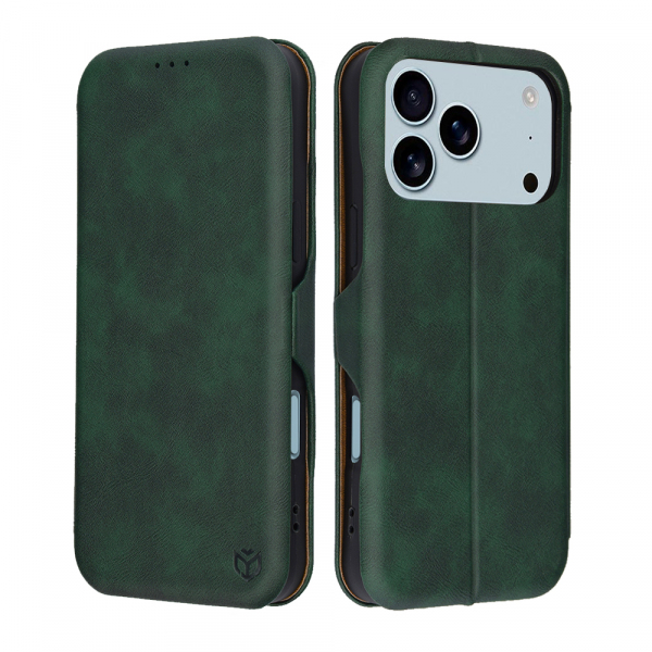 Husa pentru Apple iPhone 18 Pro Max / 17 Pro Max, Techsuit, Safe Wallet Plus, Verde