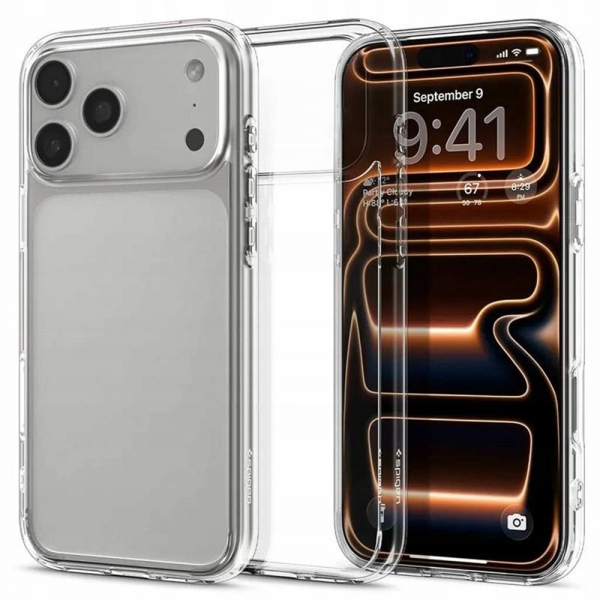 Husa pentru Apple iPhone 18 Pro / 17 Pro, Spigen, Ultra Hybrid, Transparenta ACS10342