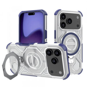 Husa pentru Apple iPhone 18 Pro / 17 Pro, Techsuit, Carbon Shield Pro, Albastra