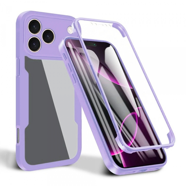 Husa pentru Apple iPhone 18 Pro / 17 Pro, Techsuit, ColorVerse 360, Mov