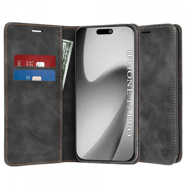 Husa pentru Apple iPhone 18 Pro / 17 Pro, Techsuit, Confy, Neagra
