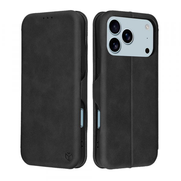 Husa pentru Apple iPhone 18 Pro / 17 Pro, Techsuit, Safe Wallet Plus, Neagra